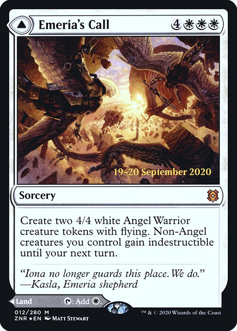 Emeria's Call // Emeria, Shattered Skyclave from Zendikar Rising Promos