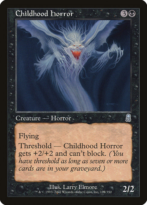 Childhood Horror highlighted card art