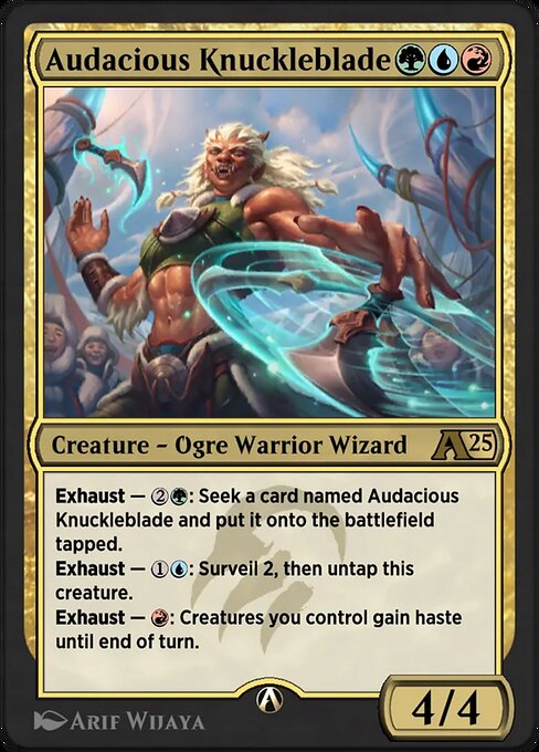 Audacious Knuckleblade highlighted card art