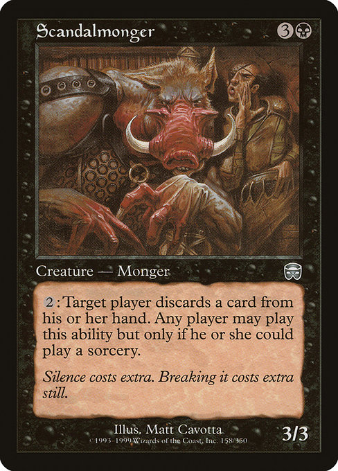 Scandalmonger highlighted card art