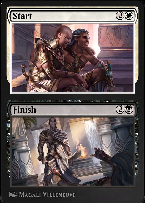 Start // Finish highlighted card art