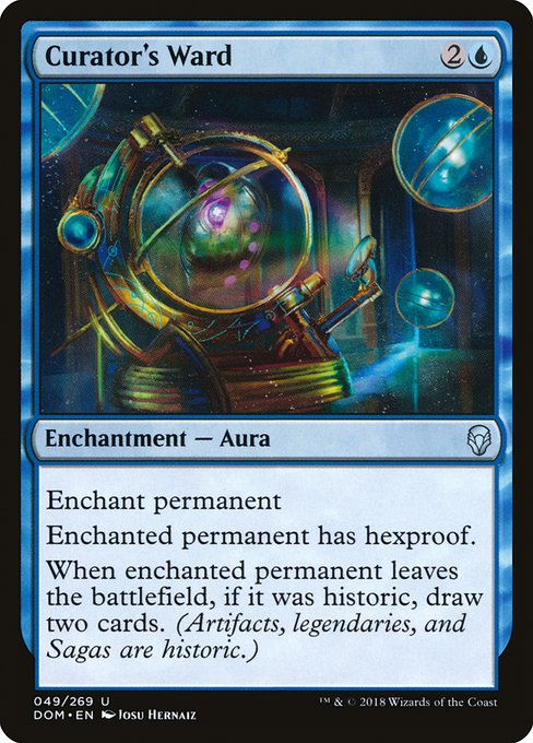 Curator's Ward highlighted card art