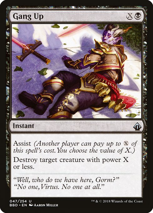 Gang Up highlighted card art
