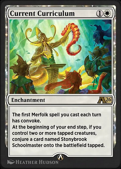 Current Curriculum highlighted card art
