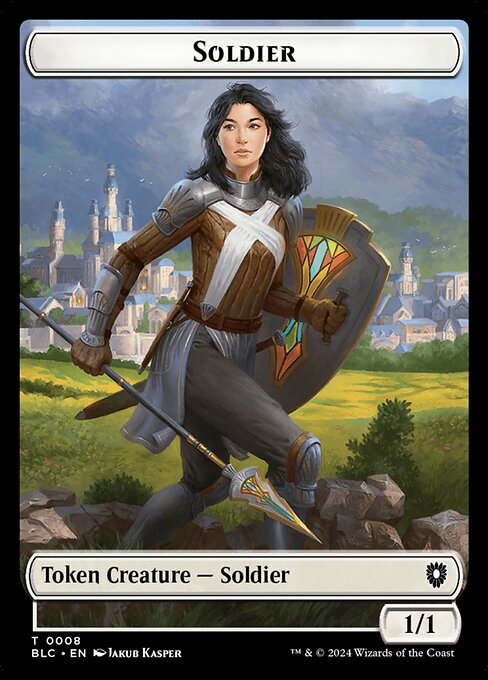 Soldier from Bloomburrow Commander Tokens