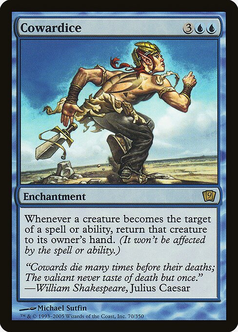 Cowardice highlighted card art