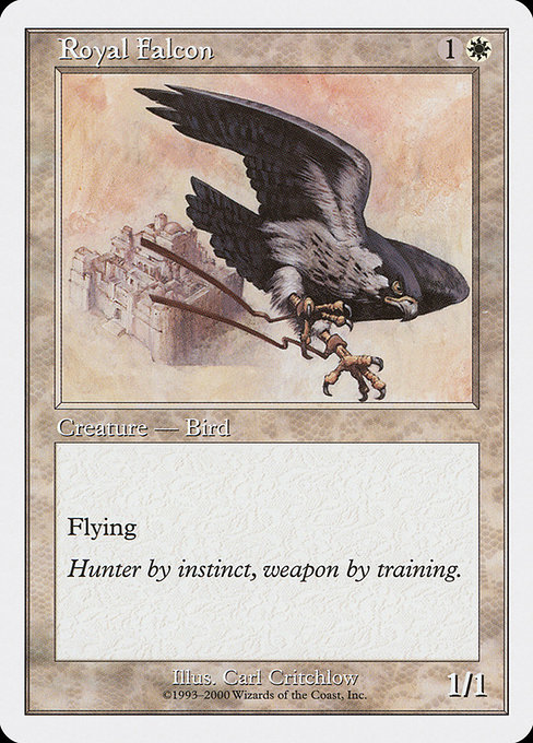 Royal Falcon highlighted card art