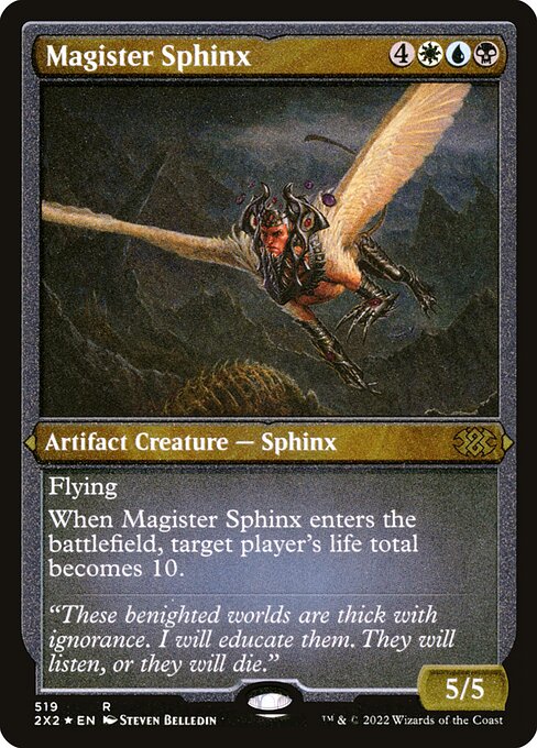 Magister Sphinx highlighted card art