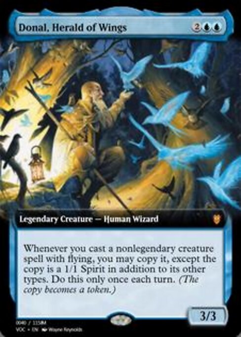 Donal, Herald of Wings highlighted card art