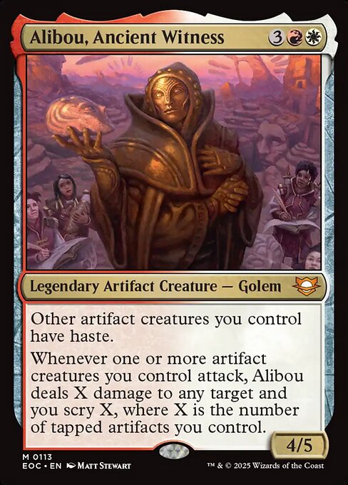 Alibou, Ancient Witness from Edge of Eternities Commander