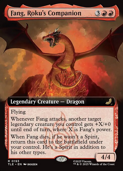 Fang, Roku's Companion from Avatar: The Last Airbender Eternal
