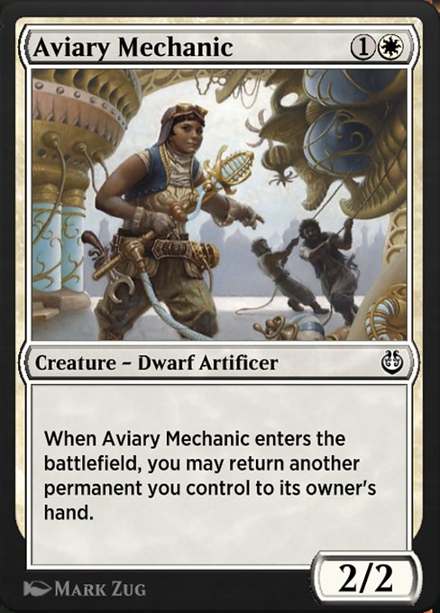 Aviary Mechanic highlighted card art