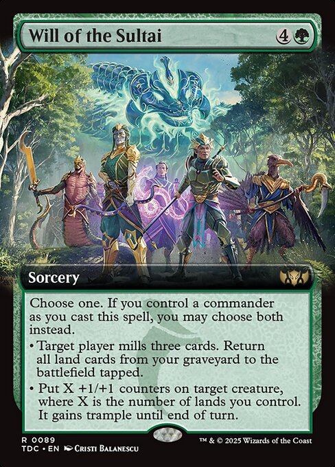 Will of the Sultai highlighted card art