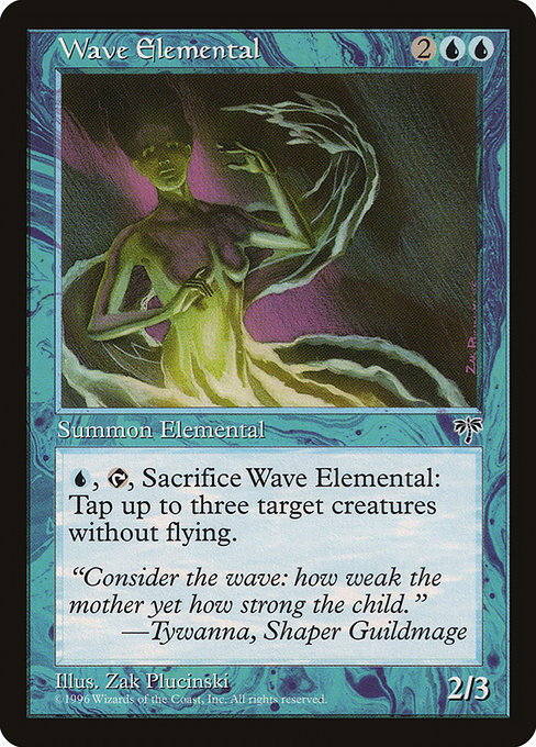 Wave Elemental highlighted card art