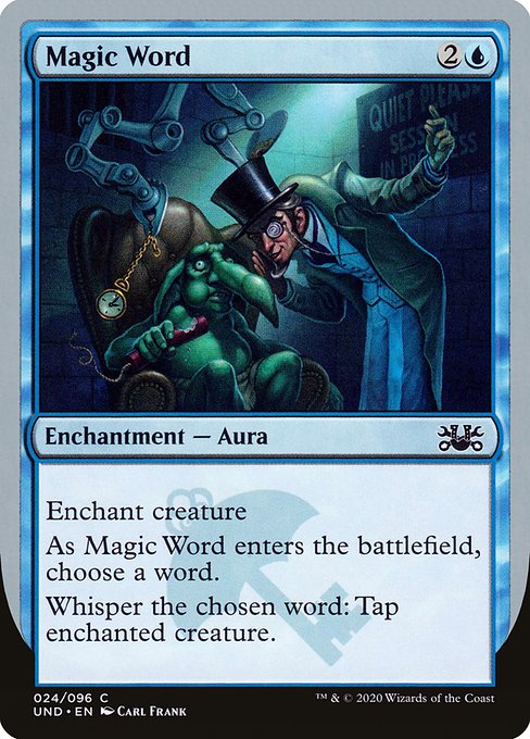 Magic Word highlighted card art