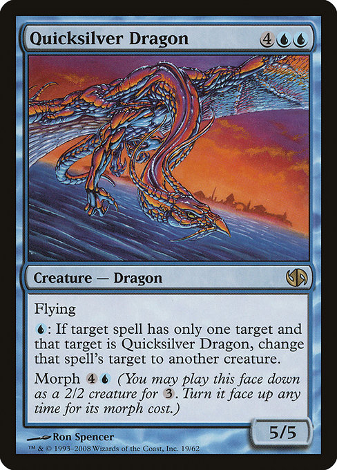 Quicksilver Dragon from Duel Decks: Jace vs. Chandra