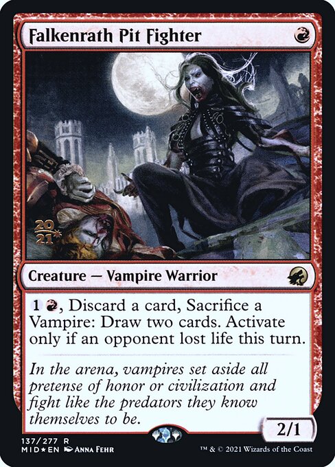 Falkenrath Pit Fighter from Innistrad: Midnight Hunt Promos