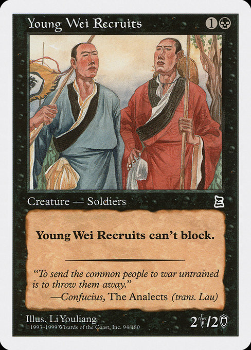 Young Wei Recruits from Portal Three Kingdoms