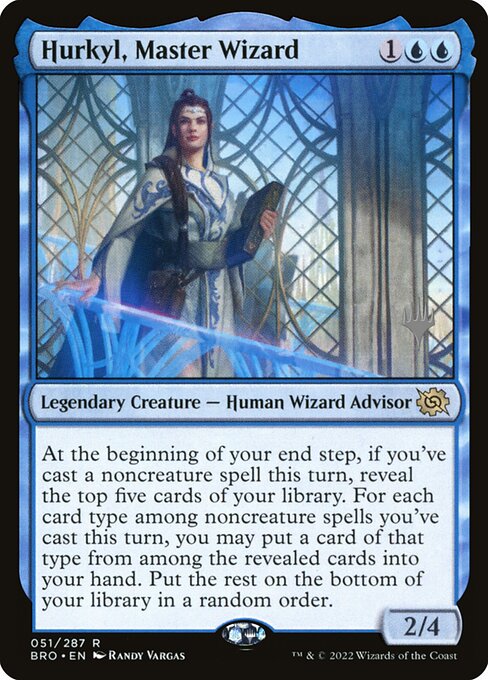 Hurkyl, Master Wizard from The Brothers' War Promos