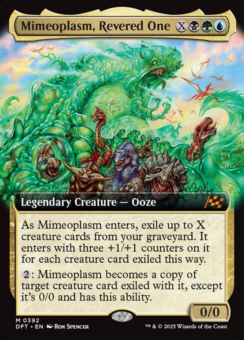 Mimeoplasm, Revered One highlighted card art