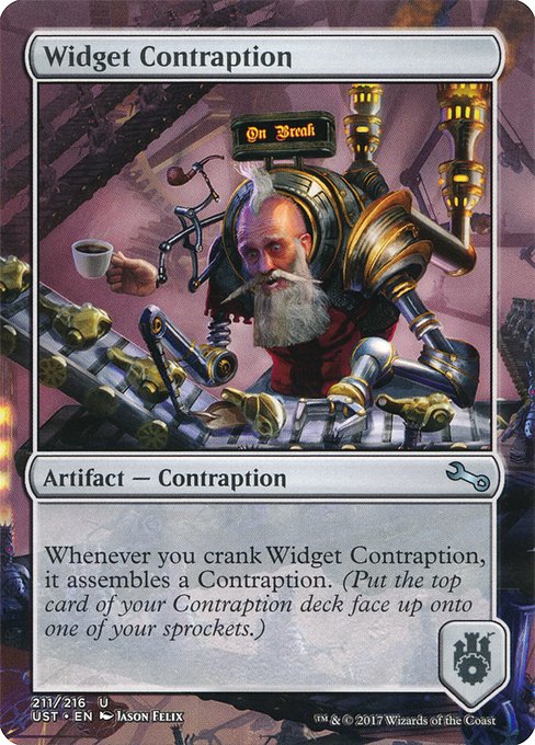 Widget Contraption highlighted card art