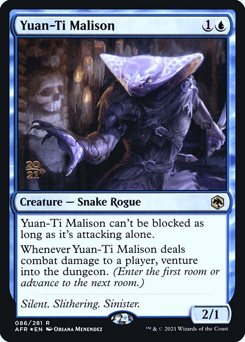 Yuan-Ti Malison from Adventures in the Forgotten Realms Promos