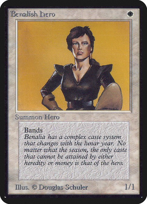 Benalish Hero from Limited Edition Alpha