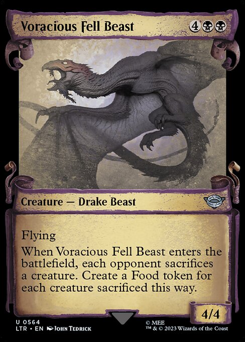 Voracious Fell Beast highlighted card art