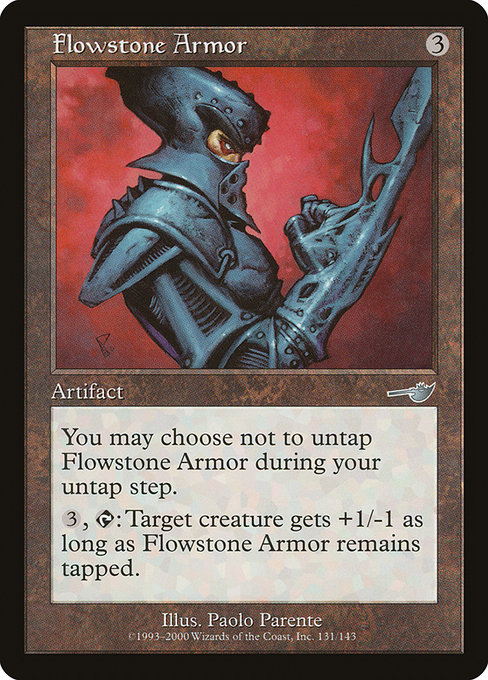 Flowstone Armor highlighted card art
