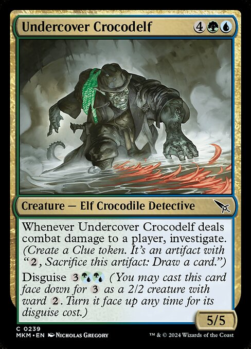 Undercover Crocodelf highlighted card art