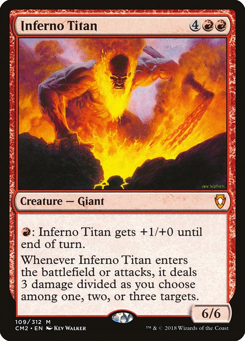 Inferno Titan from Commander Anthology Volume II