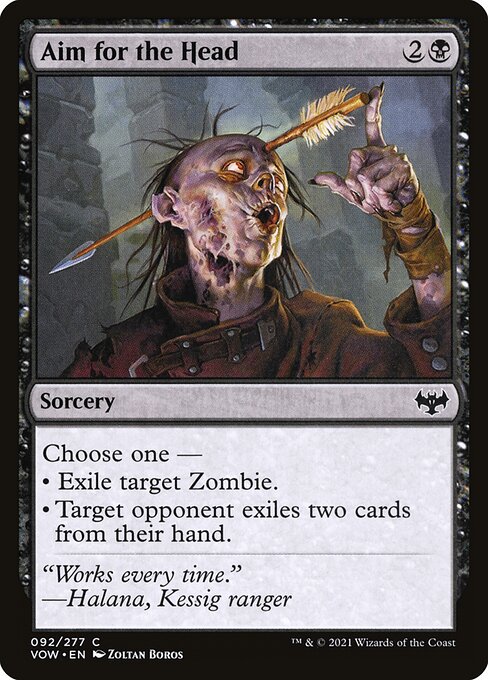Aim for the Head from Innistrad: Crimson Vow
