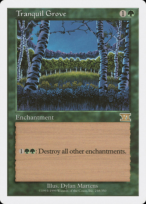 Tranquil Grove highlighted card art