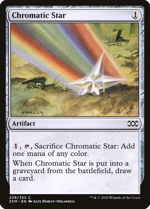 Chromatic Star from Double Masters