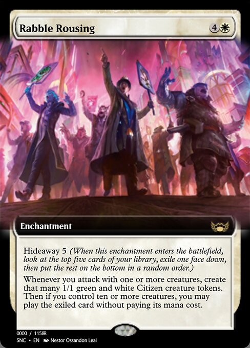 Rabble Rousing highlighted card art