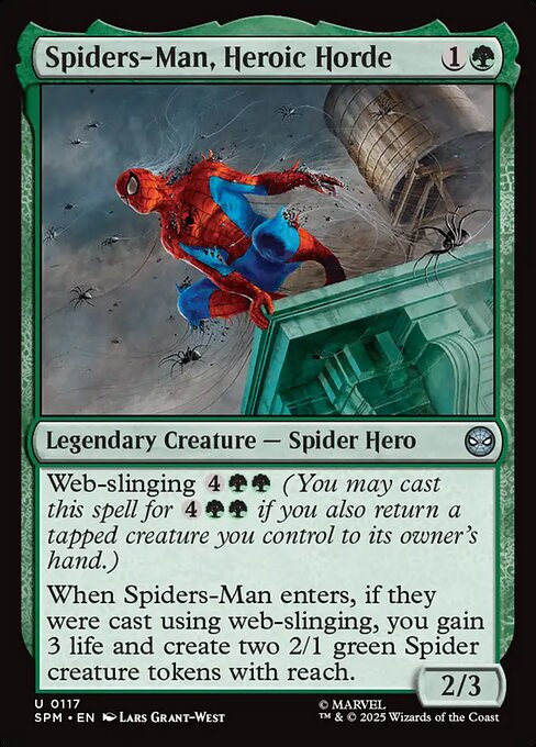 Spiders-Man, Heroic Horde highlighted card art
