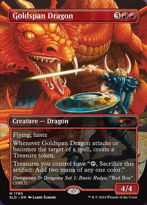 Goldspan Dragon highlighted card art