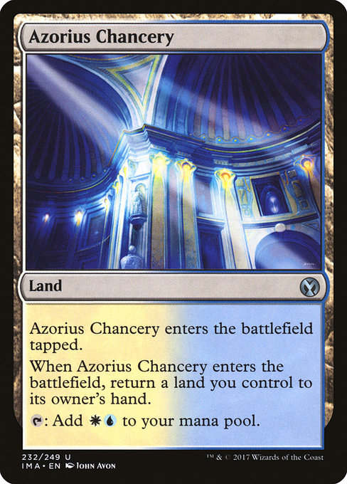 Azorius Chancery from Iconic Masters