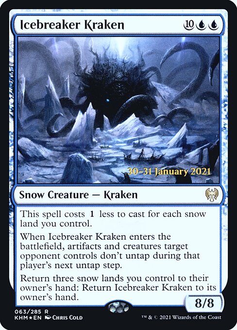 Icebreaker Kraken from Kaldheim Promos
