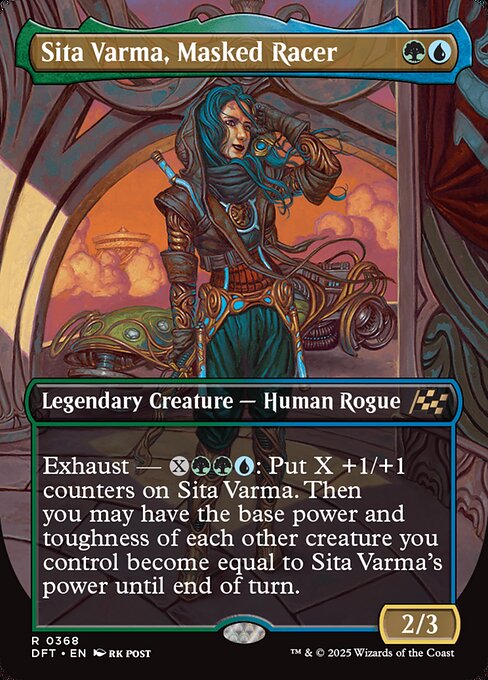 Sita Varma, Masked Racer highlighted card art