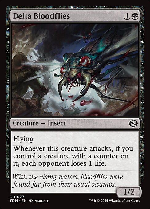 Delta Bloodflies highlighted card art