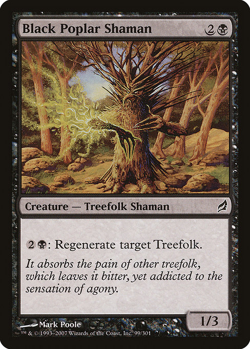 Black Poplar Shaman highlighted card art