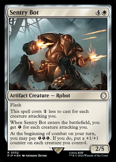 Sentry Bot highlighted card art