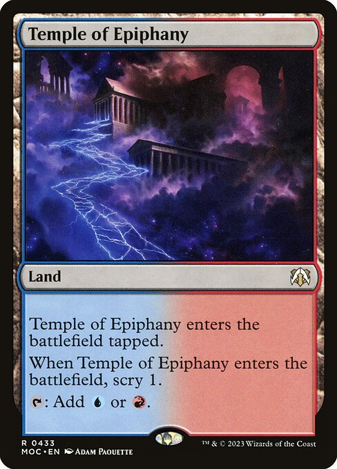 Temple of Epiphany from March of the Machine Commander