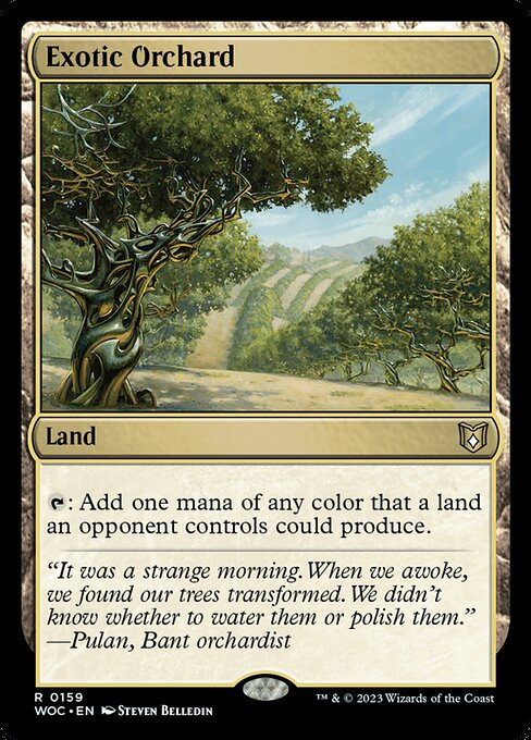 Exotic Orchard from Wilds of Eldraine Commander