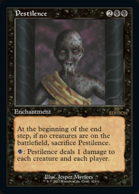 Pestilence highlighted card art