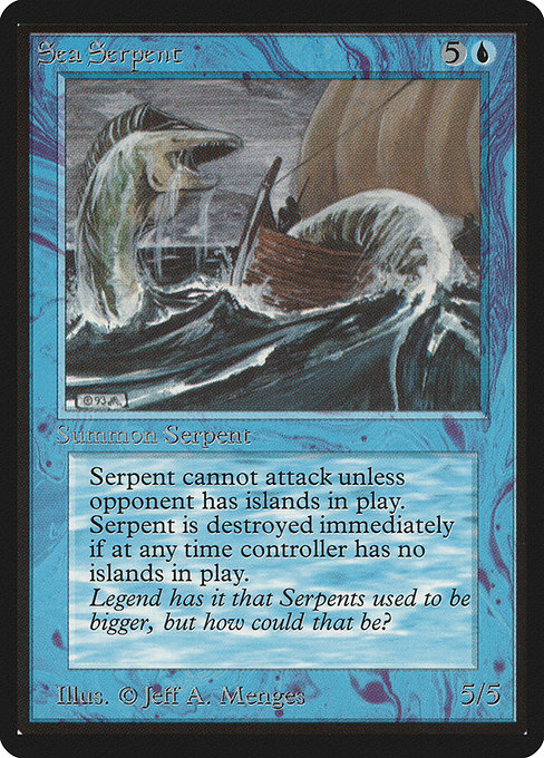 Sea Serpent from Limited Edition Beta