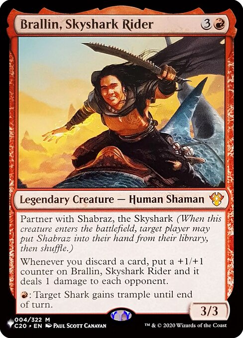 Brallin, Skyshark Rider highlighted card art