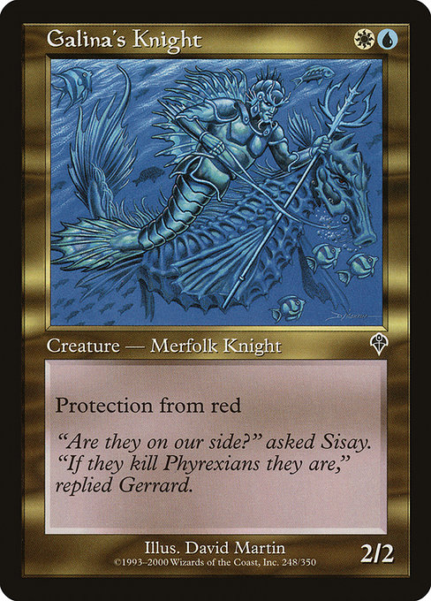 Galina's Knight highlighted card art