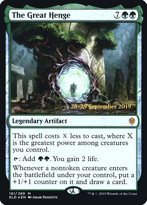 The Great Henge from Throne of Eldraine Promos